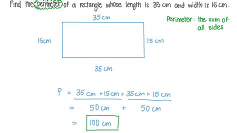 15cm|Solved 5. The length and width of a rectangle is 15cm and